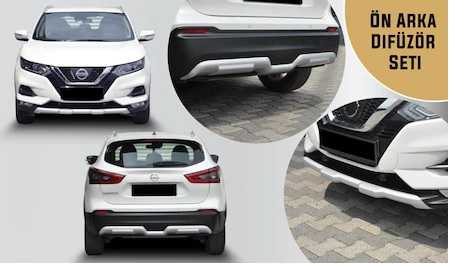 Nissan Qashqai Difüzör Ön Arka Tampon Koruma 2018-2019-2020
