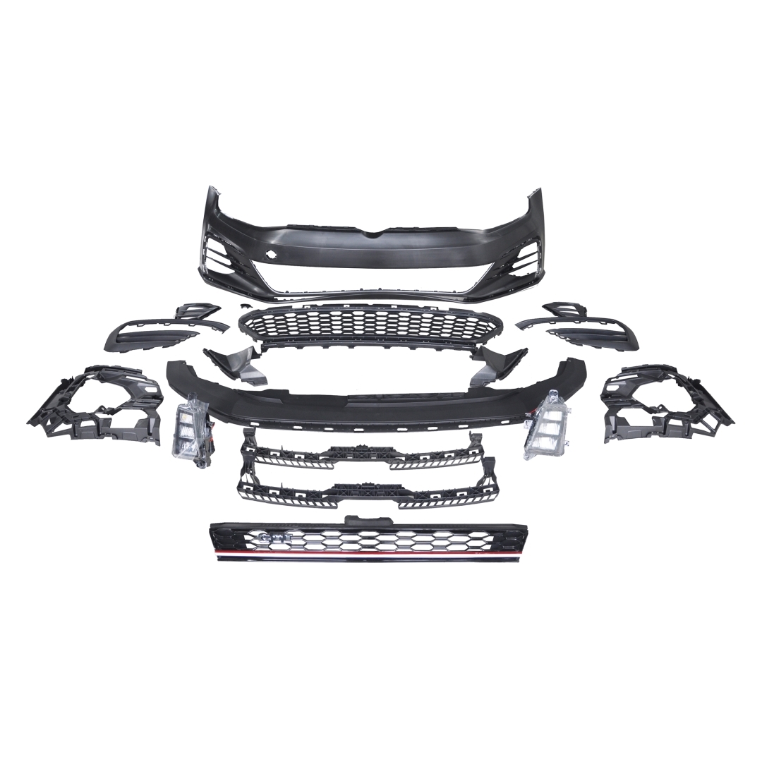 GOLF 7 İÇİN GOLF 7,5 GTİ ÖN TAMPON & PANJUR SETİ