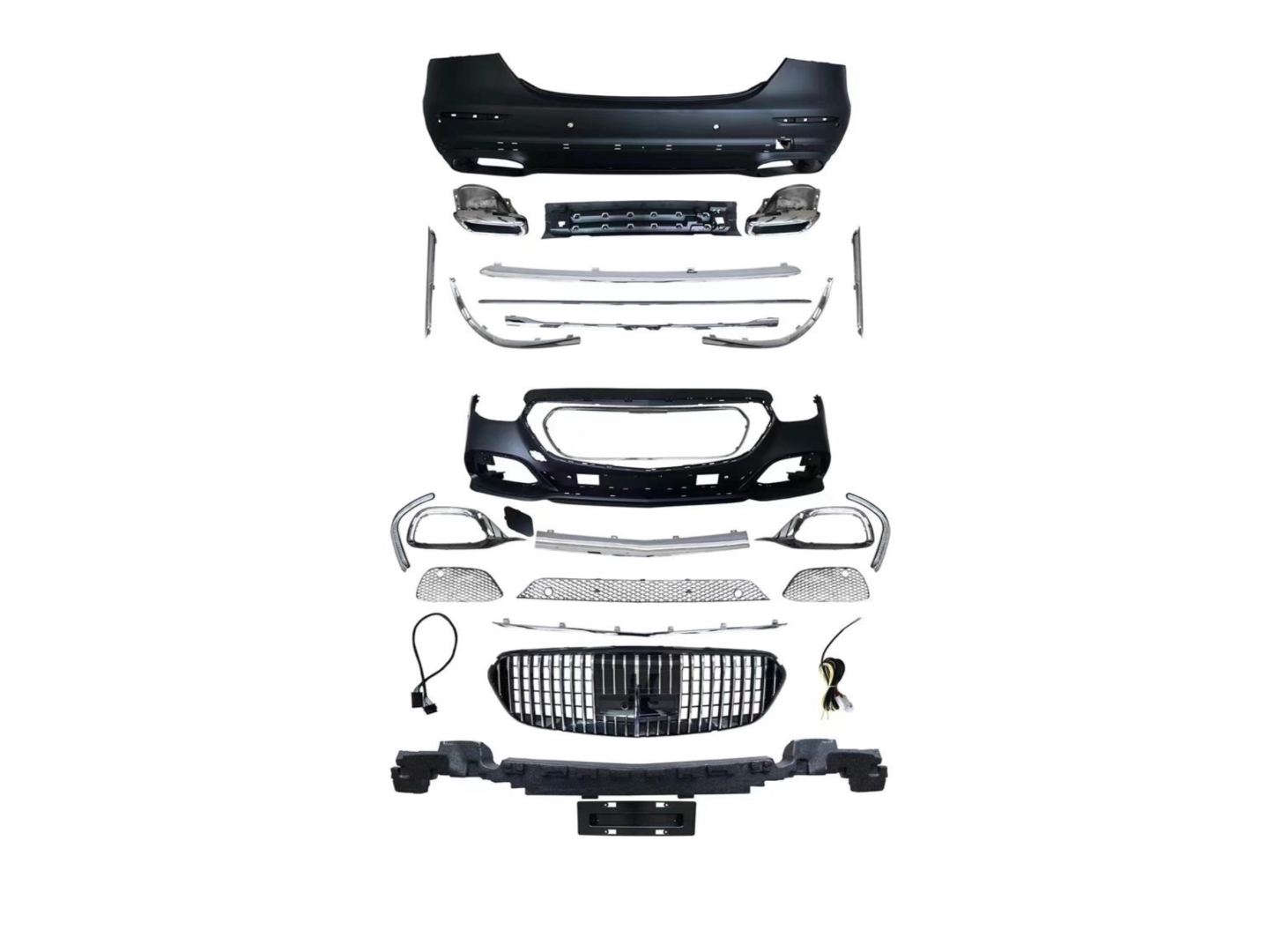 2020+ MAYBACH BODY KIT (W213) (KROM SİS KAPAKLI)